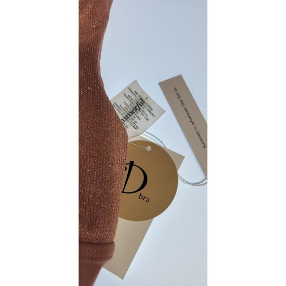 SUMMERFUL Bikini Set - Size Large Pink Shimmer Cup D (real.size M Cup C) - Picture 2 of 9